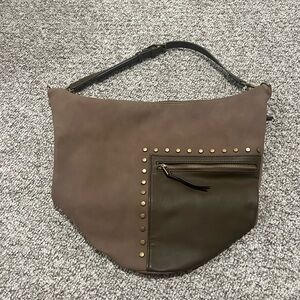 Universal Thread Brown and Tan Hobo Bag